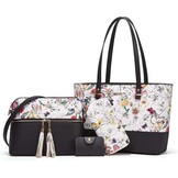 Dames Shopper Schoudertas Set met Portemonnee & Kaarthouder