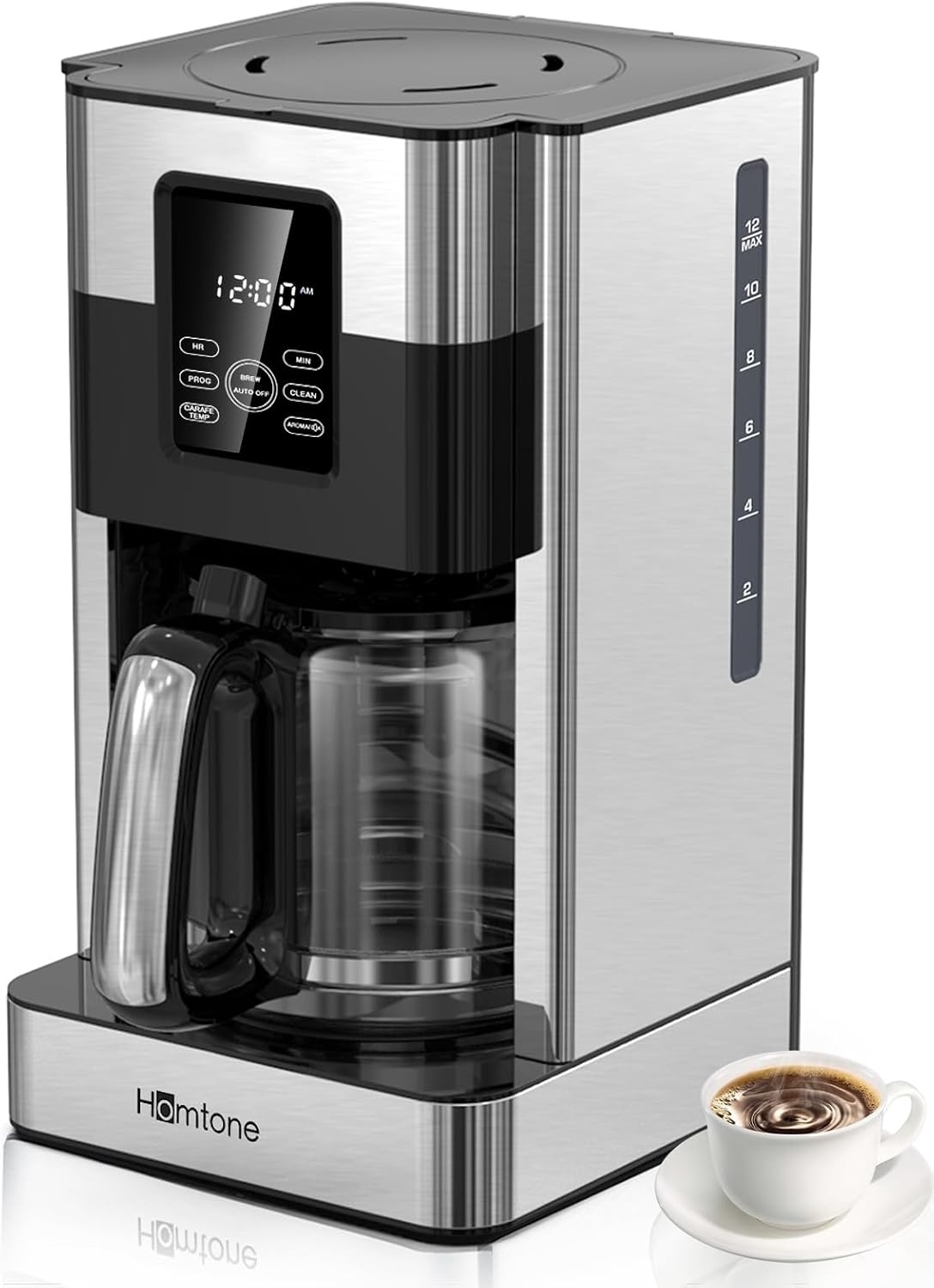 Filterkoffiezetapparaat 1.8L 12 Kopjes RVS - 34% Korting!