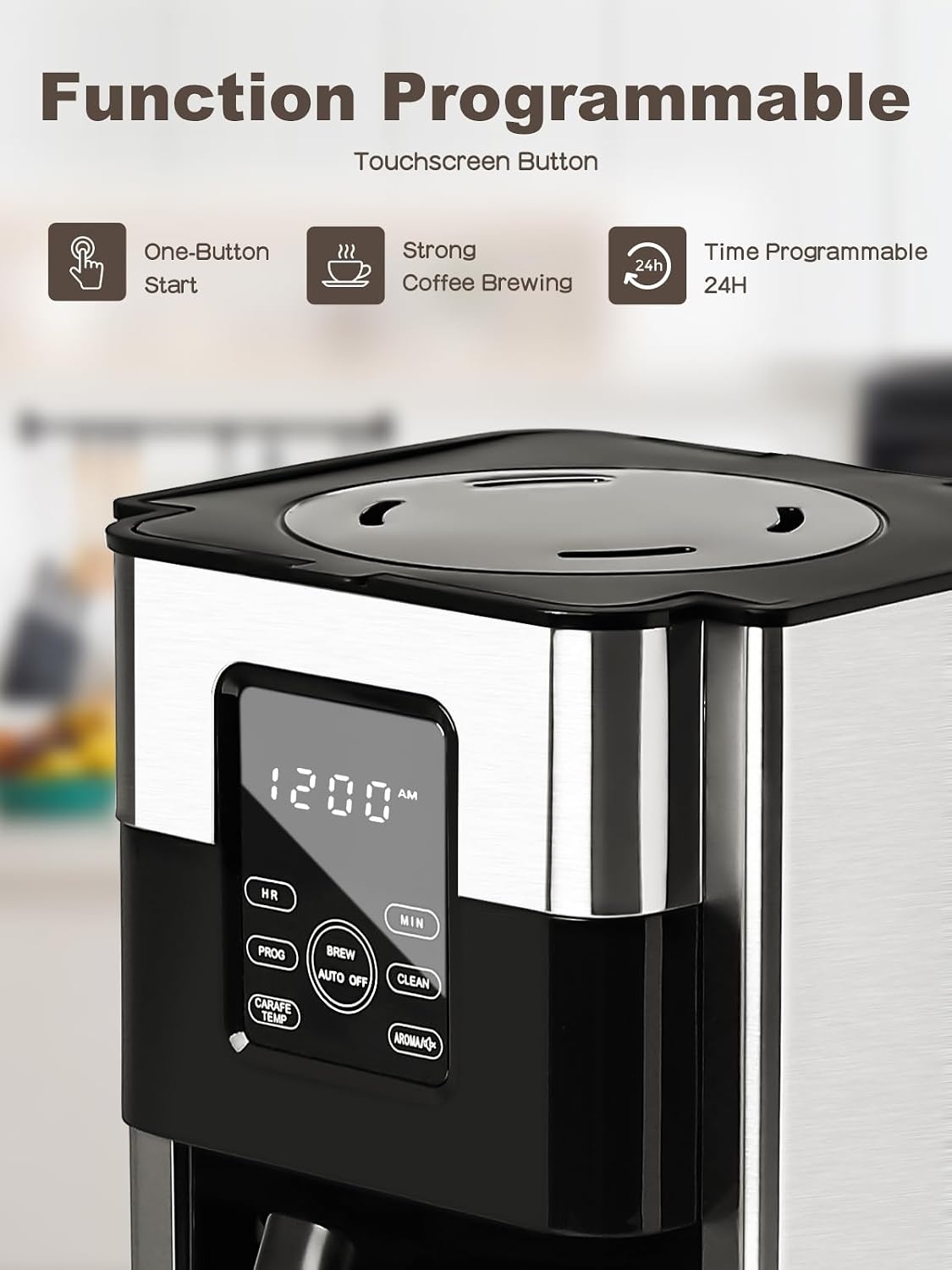 Filterkoffiezetapparaat 1.8L 12 Kopjes RVS - 34% Korting!