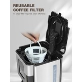 Filterkoffiezetapparaat 1.8L 12 Kopjes RVS - 34% Korting!