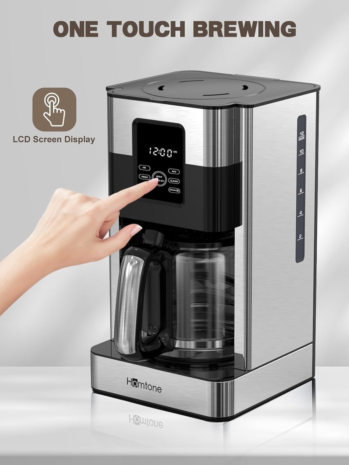 Filterkoffiezetapparaat 1.8L 12 Kopjes RVS - 34% Korting!