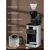 Filterkoffiezetapparaat 1.8L 12 Kopjes RVS - 34% Korting!