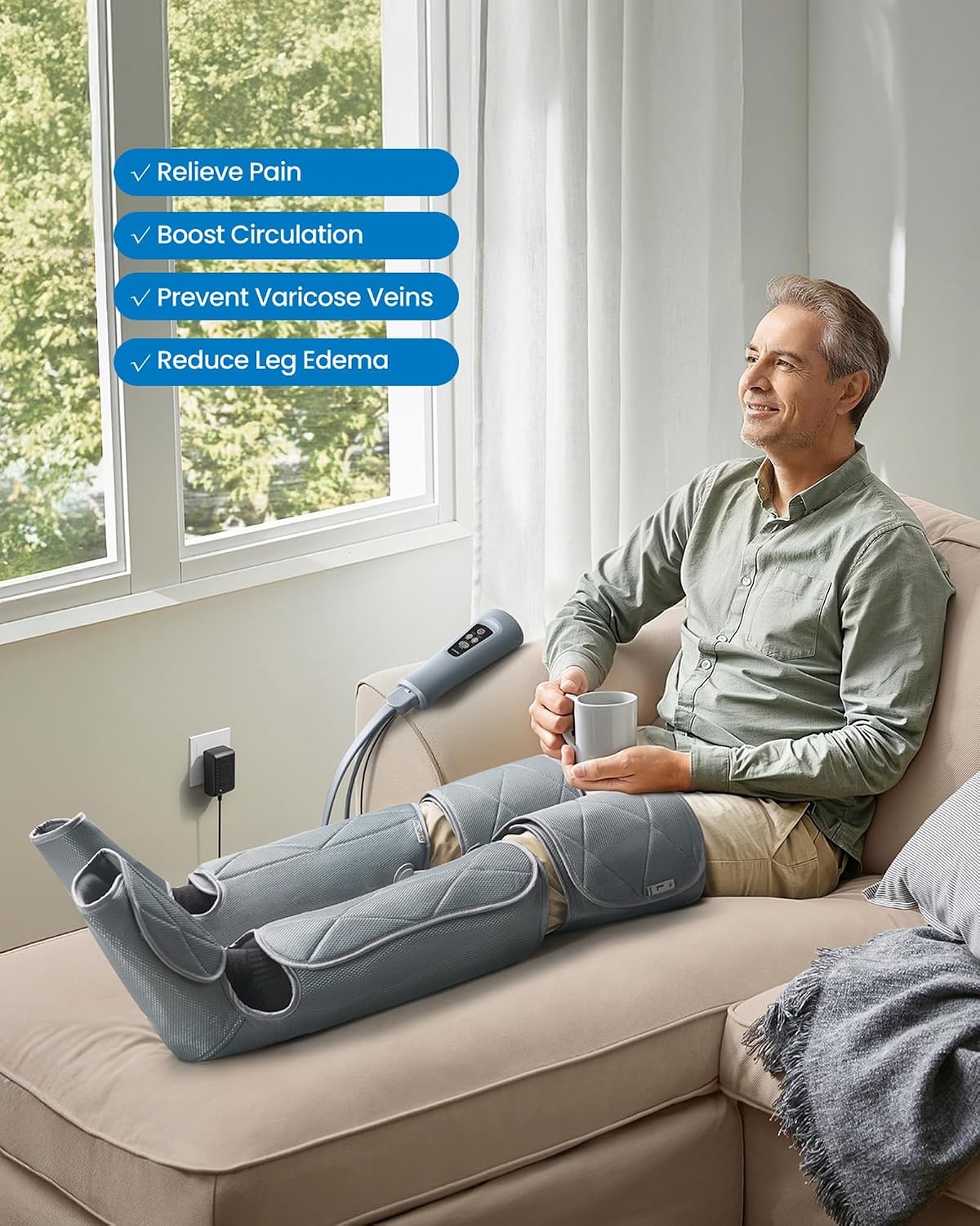 RENPHO Beenmassageapparaat met Luchtcompressie - 34% Korting