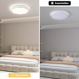 Moderne LED Plafondlamp Wit Ø49cm 4000K - 36% Korting