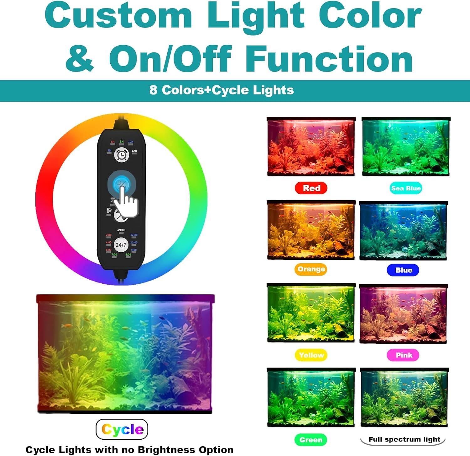 SEAOURA Aquarium LED Verlichting 48cm - 33% Korting