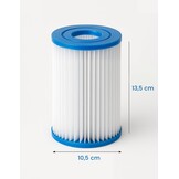 Zwembadfilters Type 2 - Set van 4 - Max. 3028 L/u - 32% Korting