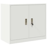 Wit Kantoor Opbergkast 80x40x70 cm - 54% Korting