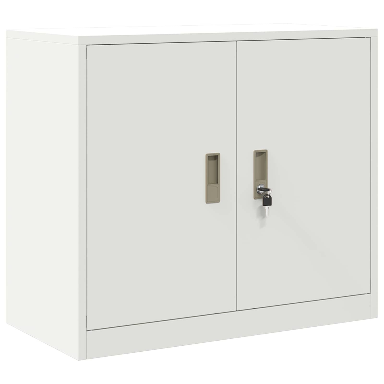 Wit Kantoor Opbergkast 80x40x70 cm - 54% Korting
