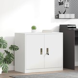 Wit Kantoor Opbergkast 80x40x70 cm - 54% Korting