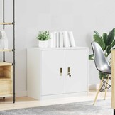 Wit Kantoor Opbergkast 80x40x70 cm - 54% Korting