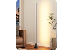 Moderne LED Steatlamp Mat Zwart - 3 Kleuren, Dimbare Spot