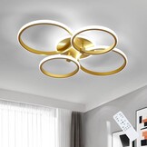 Gouden Dimbar Plafondlamp 39W Modern Design - 34% Korting!