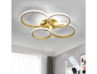Gouden Dimbar Plafondlamp 39W Modern Design - 34% Korting!