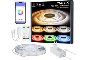 PAUTIX RGBCCT LED Strip Kit 5M - 34% Korting
