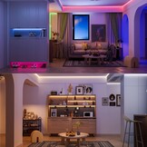 COB LED Strip Kit 5m 24V RGBCCT Kleurveranderend, Dimbaar - 60% Korting