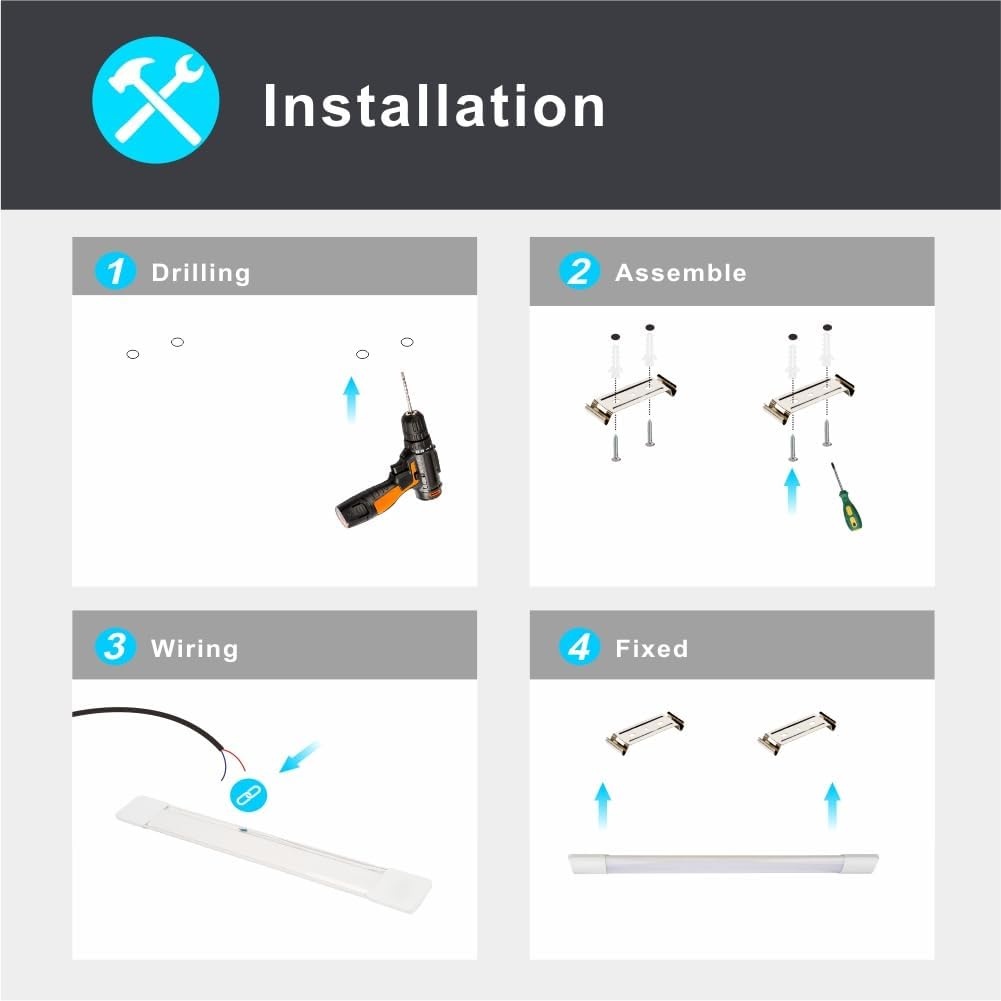 Sundertech LED Buizen 150 cm (4 stuks) - Koud Wit - 34% Korting