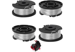4x Grastrimmer Spoelen 1.6mm Zwart - Korting 40%