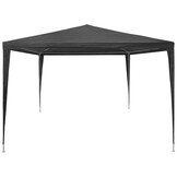 vidaXL Partytent 3x4 m PE antraciet