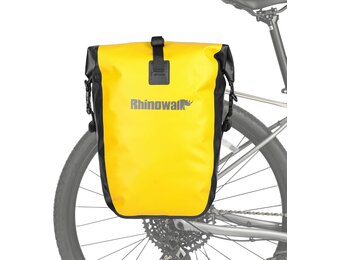 Rhinowalk Fietstas Waterdichte 25L voor Fiets Cargo Rack Zadeltas Professionele Fietsen Accessoires-Geel