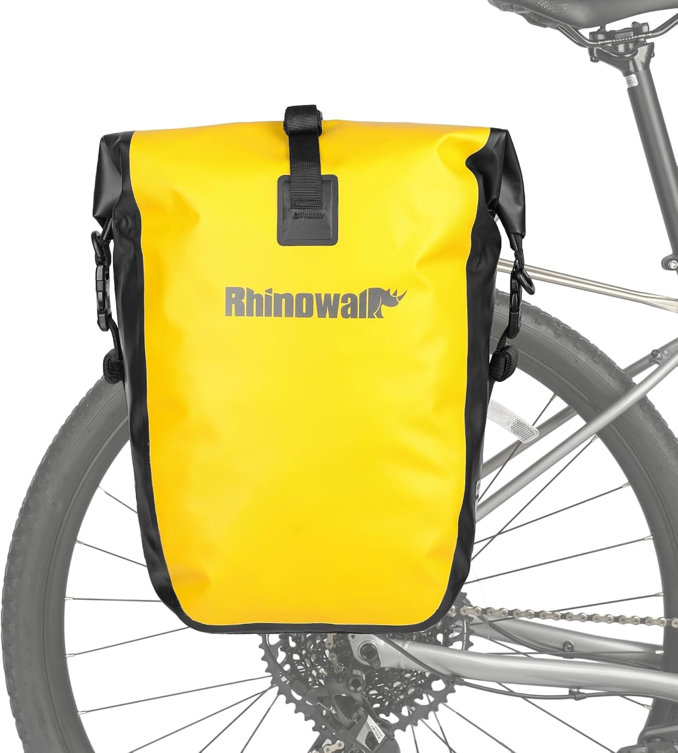 Rhinowalk Fietstas Waterdichte 25L voor Fiets Cargo Rack Zadeltas Professionele Fietsen Accessoires-Geel