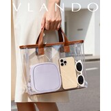 Vlando Kleine make-uptas voor portemonnee met steekvakken, make-uptas voor dames met ritssluiting, waterdichte make-uptas voor vrouwen, lichtlila, Klassiek