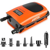 AGPTEK 22PSI Hoge druk Paddle Board Pomp Snelle Draagbare SUP-luchtpomp, opblazen en deflatie functie Auto-Off &12V DC Auto Connector Dual Stage voor Opblaasbare Stand Up Paddle Boards