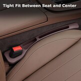 2x Bruine Autostoel Organizer Gatvuller - Universeel PU Leer - 48% Korting