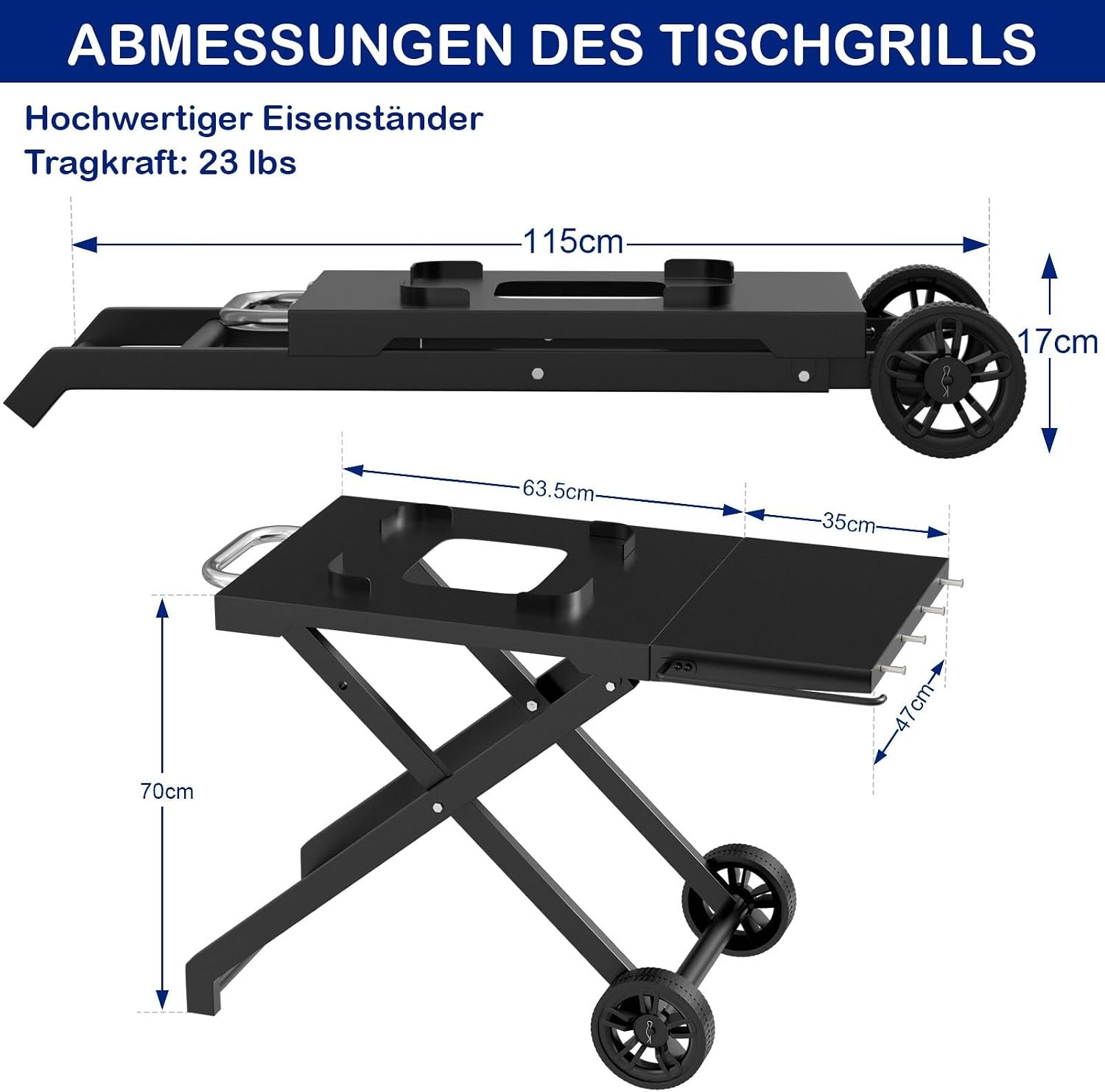 Trolley voor Enders Urban serie gasbarbecue