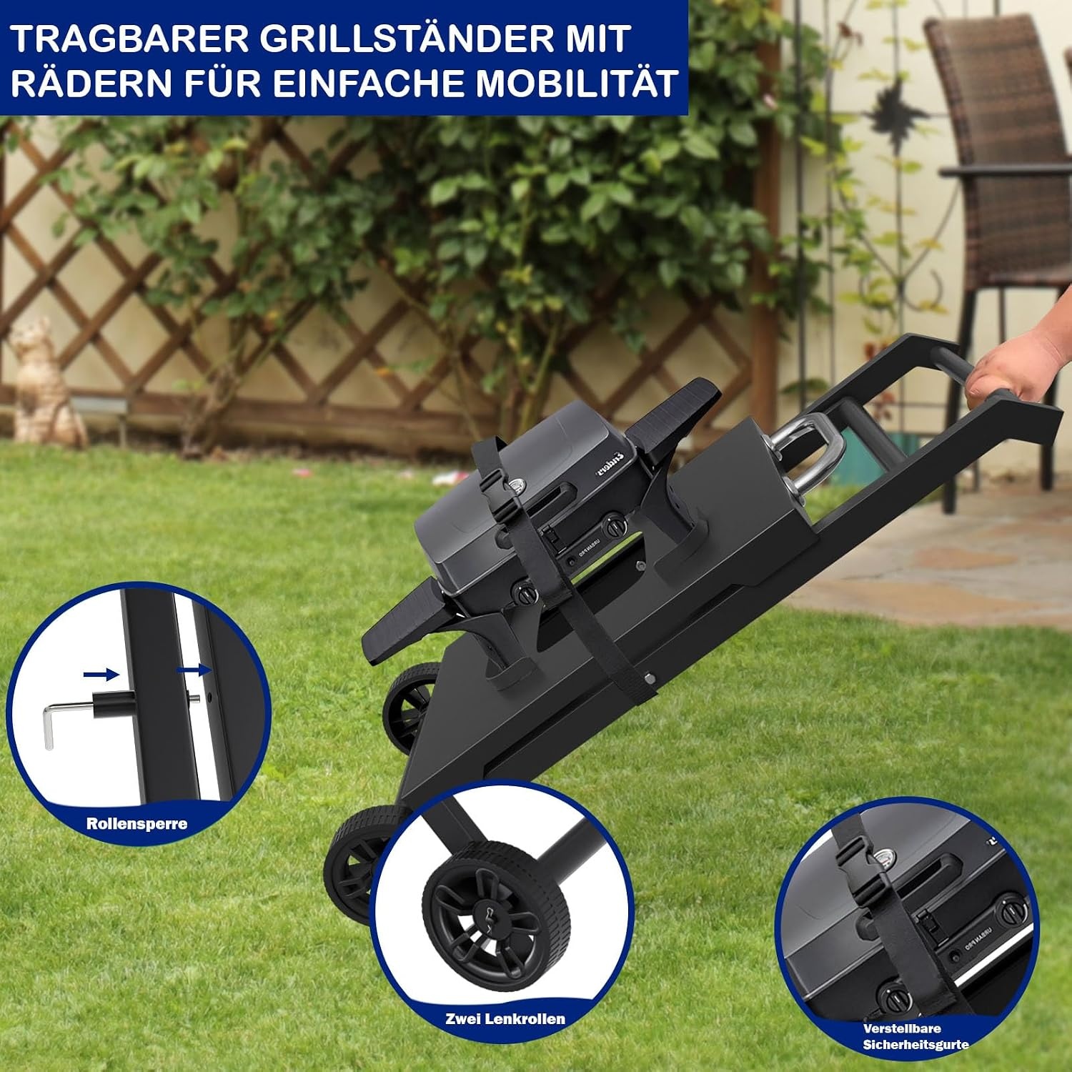 Trolley voor Enders Urban serie gasbarbecue
