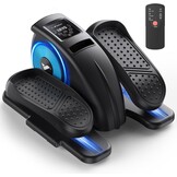 MERACH Mini Elektrische Crosstrainer - Zwart - Onder Bureau - Voor Ouderen en Revalidatie