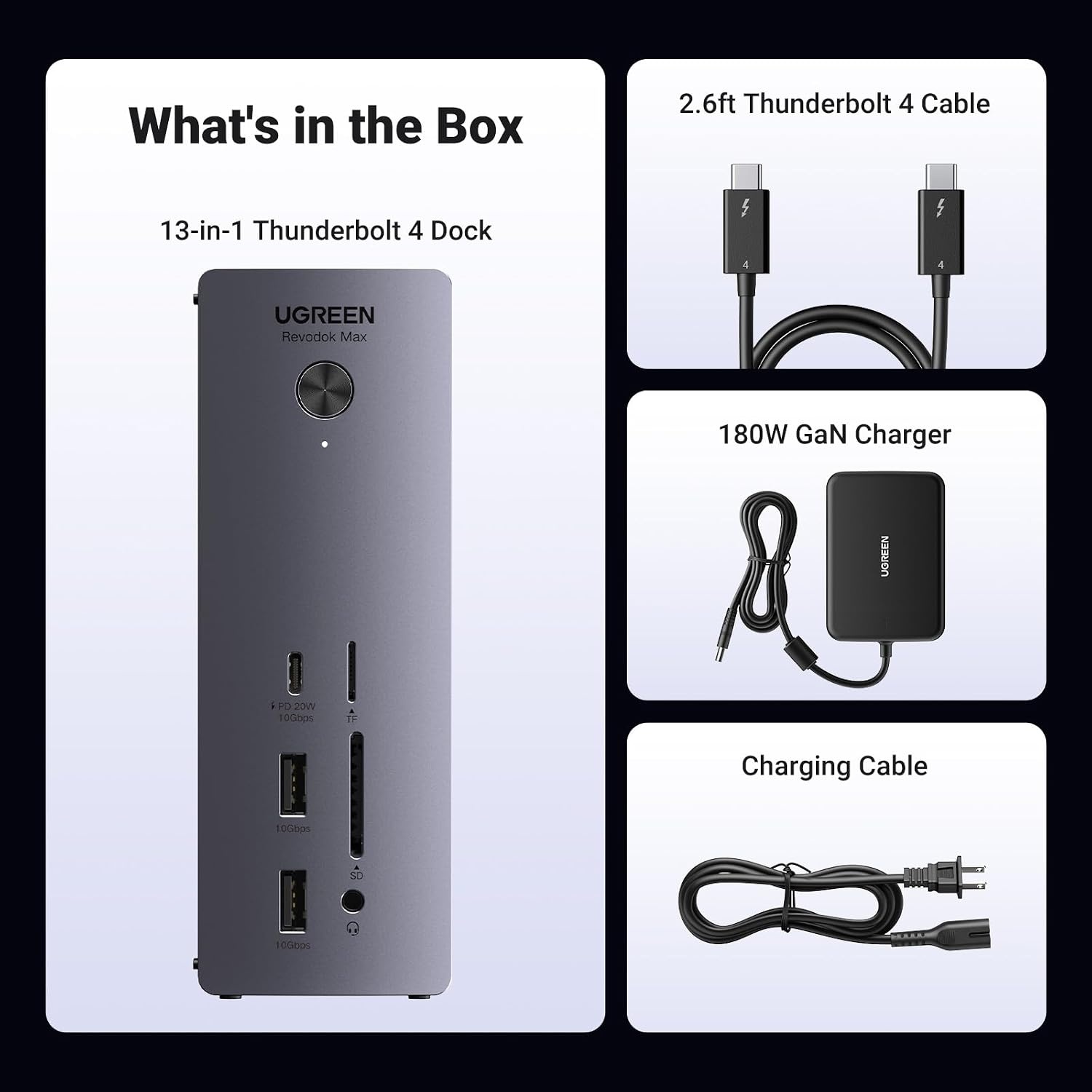 Dockingstation Thunderbolt 4 Revodok Max 213 - 35% Korting