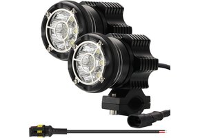 Motorfiets LED Verstraler Rond 90W - 40% Korting!