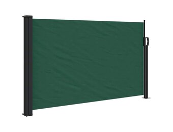 vidaXL Windscherm uittrekbaar 117x300 cm donkergroen