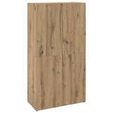 vidaXL Kantoor kast met plank artisanaal eikenkleurig 60 x 32 x 115 cm