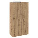 vidaXL Kantoor kast met plank artisanaal eikenkleurig 60 x 32 x 115 cm
