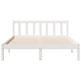 Extra Lang Grenen Bedframe Wit 160x220 cm - 35% Korting