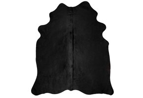 Vloerkleed Runderhuid Zwart 150x170 cm - 35% Korting!