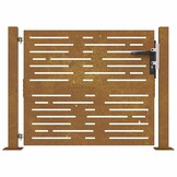 Cortenstaal poort (105x80 cm) met lasergesneden design - 54% Korting