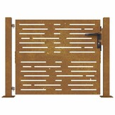 Cortenstaal poort (105x80 cm) met lasergesneden design - 54% Korting