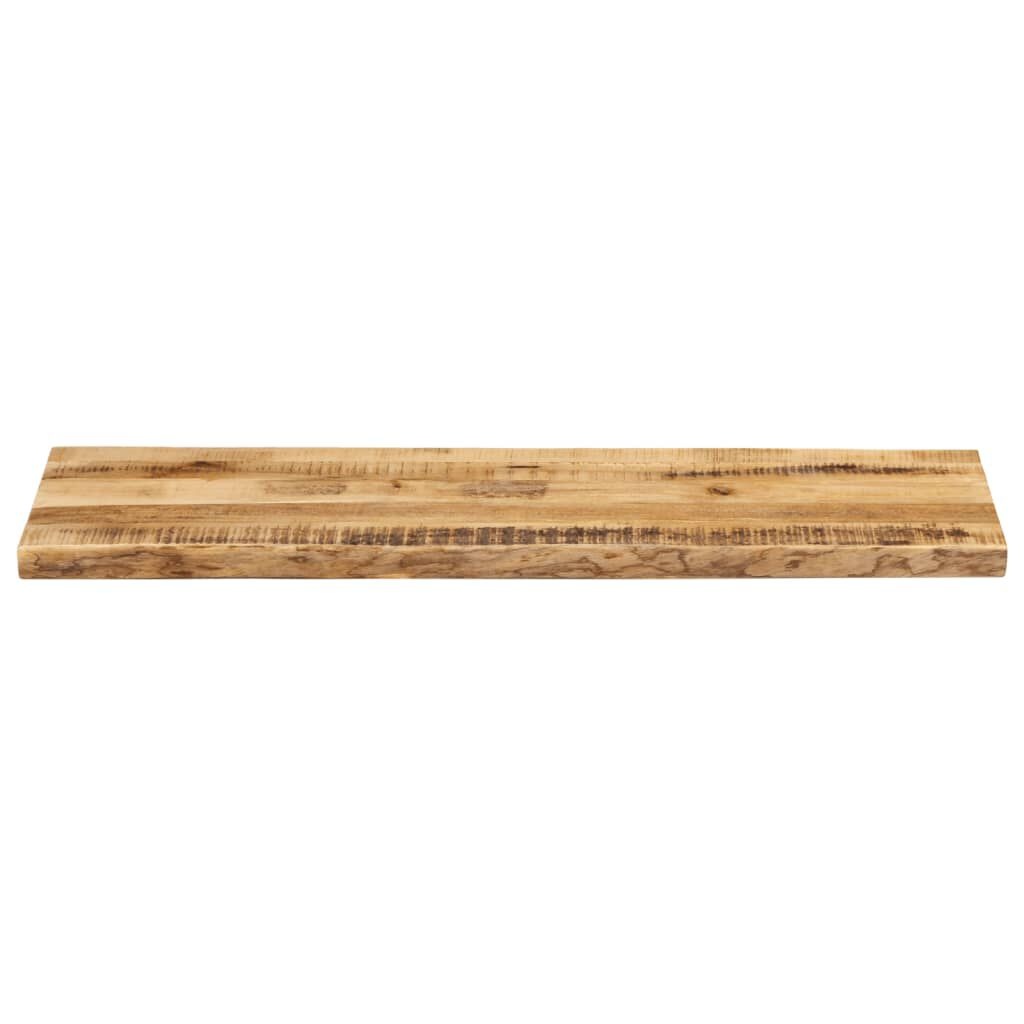 Tafelblad Mangohout met Natuurlijke Rand 120x40cm - 34% Korting