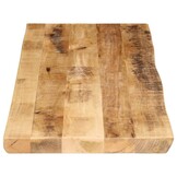Tafelblad Mangohout met Natuurlijke Rand 120x40cm - 34% Korting