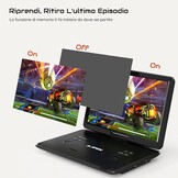 BOIFUN Draagbare dvd-speler met 15,6 inch HD-display, 6 uur oplaadbare batterij, ondersteuning voor USB/SD-kaart/AV-overdracht, sync tv, projectorscherm, zwart