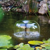 Biling Vijverpomp op zonne-energie, complete set met pomp, 50 W, 2100 l/u, vijverpomp op zonne-energie met filter voor vijvers tot 4000 liter, fontein op zonne-energie, voor buiten, tuin, vijver