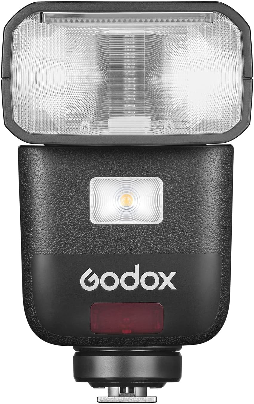 Godox V480C Flash TTL voor camera Canon, GN50 Speedlite touchscreen Canon, HSS 1/8000s USB-C oplaadhouder, 650 keer flitsen, met modelleringslamp