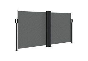 Uittrekbaar Windscherm 120x1000 cm Antraciet (54% Korting)