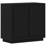 VidaXL Buffetkast Zwart Eiken - 80x34x75 cm met 54% Korting