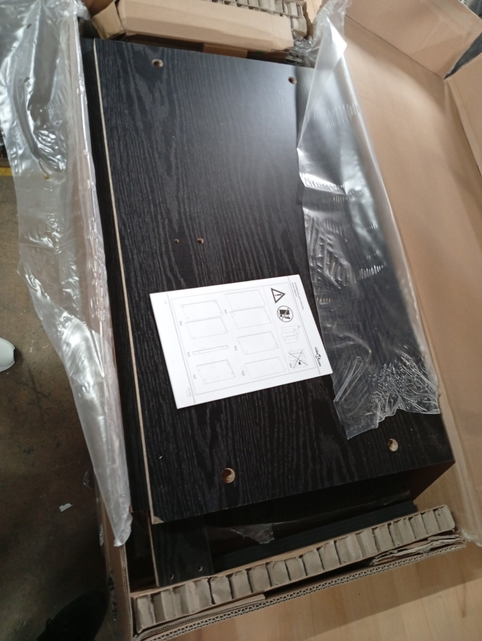 VidaXL Buffetkast Zwart Eiken - 80x34x75 cm met 54% Korting