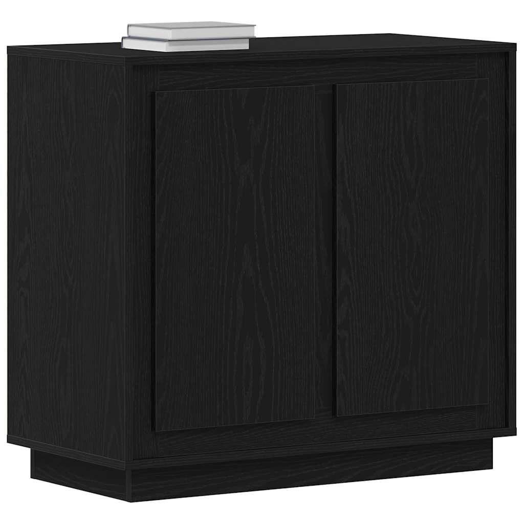 VidaXL Buffetkast Zwart Eiken - 80x34x75 cm met 54% Korting
