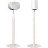 Luidsprekerstandaarden voor Sonos Era 100 SL, Era 100 en Era 300 – Verstelbare hoogte, Vloerstandaarden 74-99 cm, Maximaal draagvermogen 5 kg per standaard, 1 paar, wit