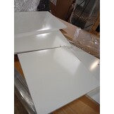 vidaXL Opbergbox voor LP's 71x34x36 cm bewerkt hout hoogglans wit